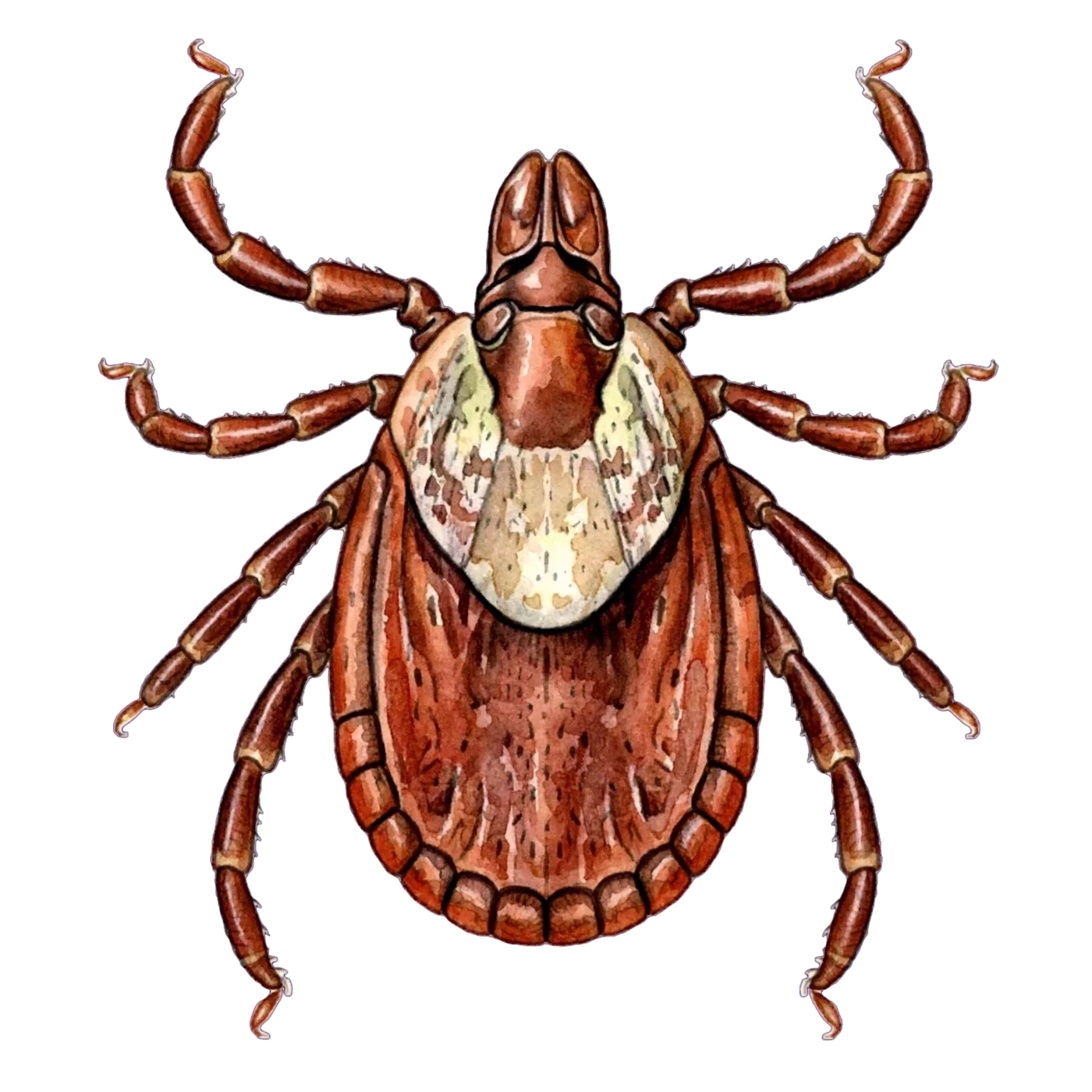 Illustrated identification of an American dog tick