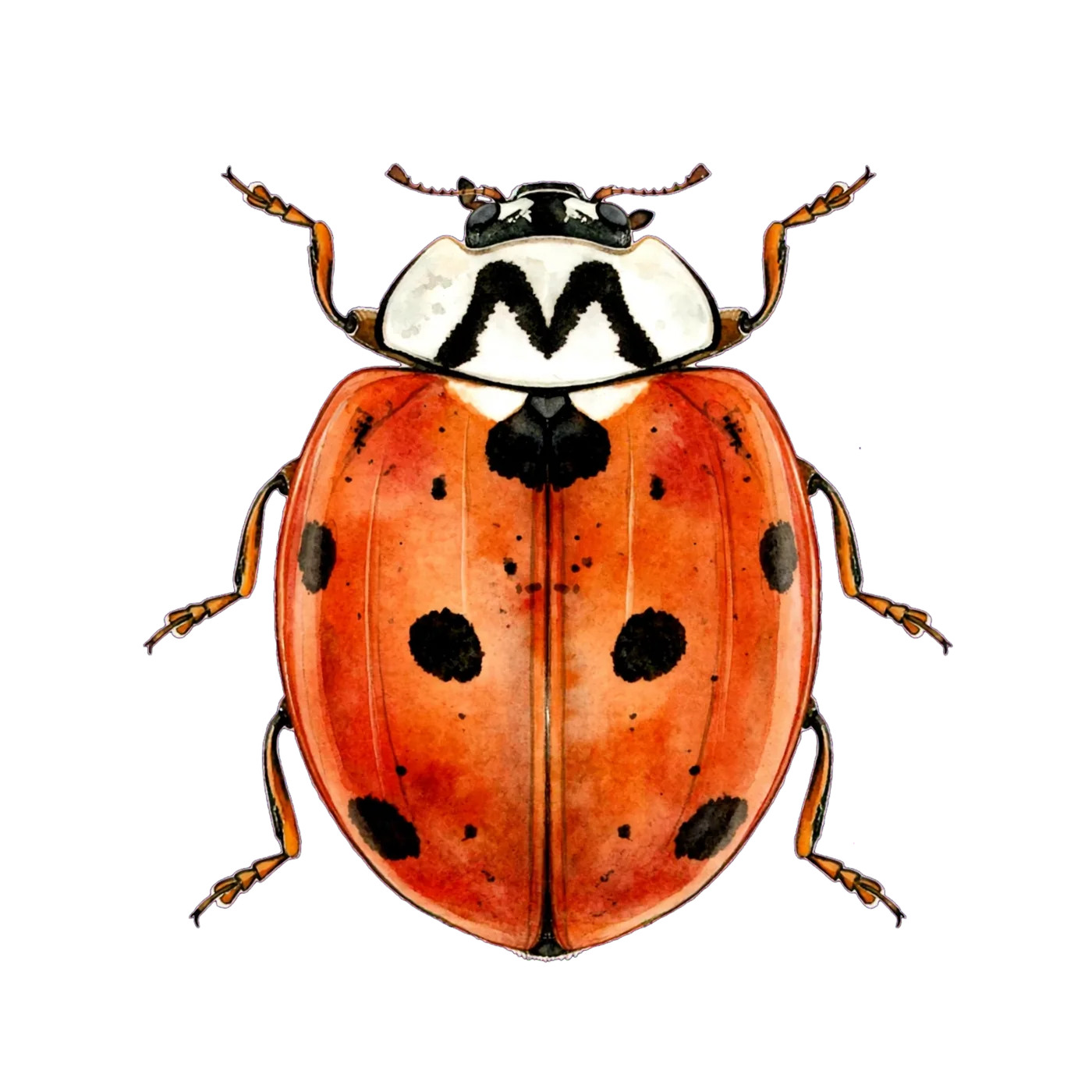Illustrated identification of a asian lady beetle